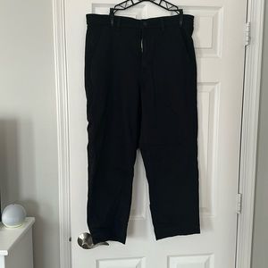 Straight leg crop pants
